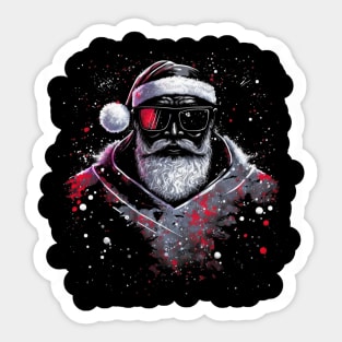 Black Santa, Santa Claus Sticker